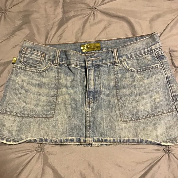 Hollister jean skirt - Picture 2 of 2